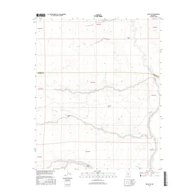 2017 Map of Belen SW, 2017 Print