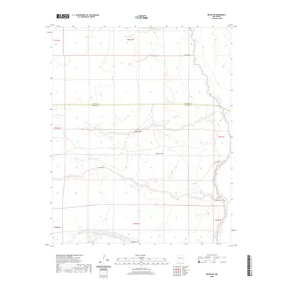 2020 Map of Belen SW, 2020 Print