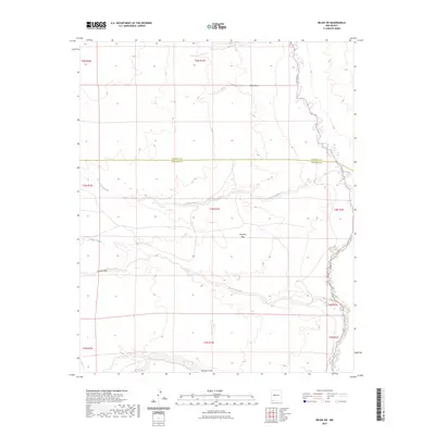 2023 Map of Belen SW, 2023 Print