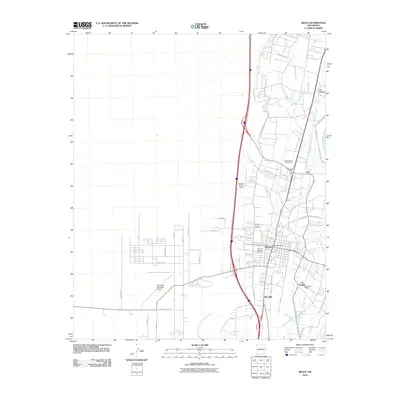 2010 Map of Belen, 2010 Print