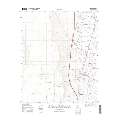 2013 Map of Belen, 2013 Print
