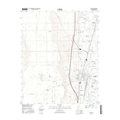 2017 Map of Belen, 2017 Print