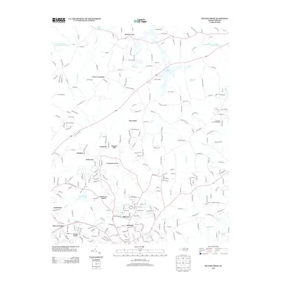 2013 Map of Belews Creek, 2013 Print