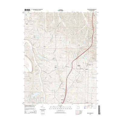 2015 Map of Belews Creek, 2015 Print
