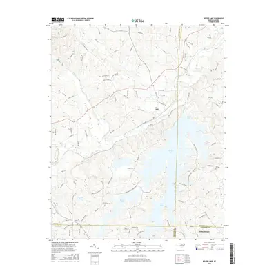 2016 Map of Belews Lake, 2016 Print