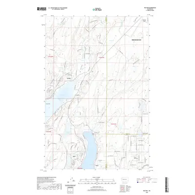 2020 Map of Belfair, 2020 Print