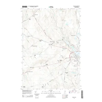 2014 Map of Belfast, 2014 Print