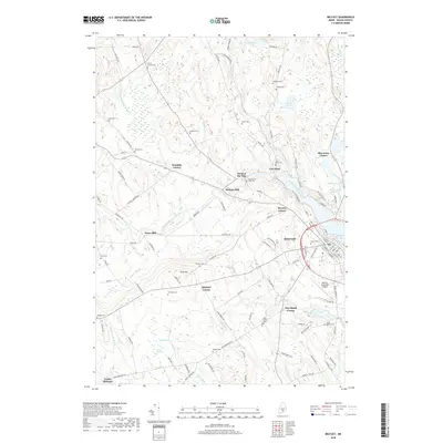 2018 Map of Belfast, 2018 Print