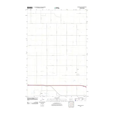 2011 Map of Belfield NE, 2011 Print