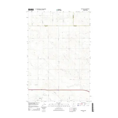 2014 Map of Belfield NE, 2014 Print