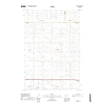 2017 Map of Belfield NE, 2017 Print