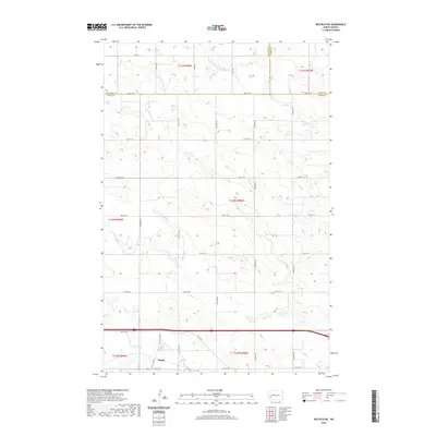 2020 Map of Belfield NE, 2020 Print
