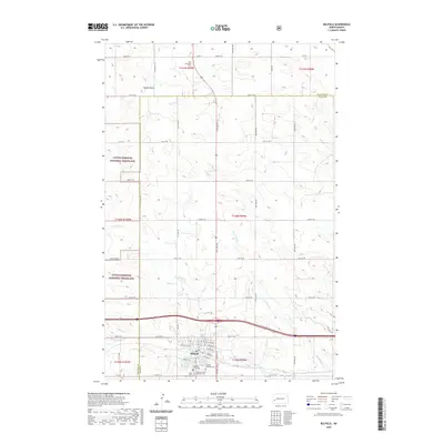2020 Map of Belfield, 2020 Print
