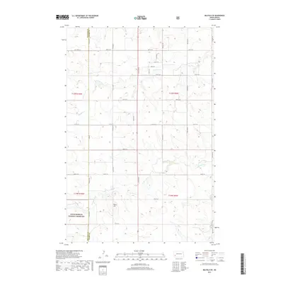 2017 Map of Belfield SW, 2017 Print