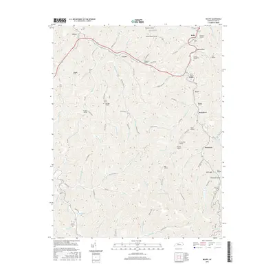 2016 Map of Belfry, 2016 Print