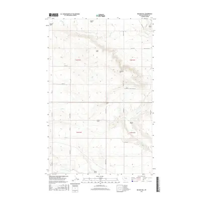 2017 Map of Belgian Hill, 2017 Print