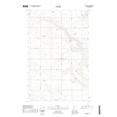 2020 Map of Belgian Hill, 2020 Print