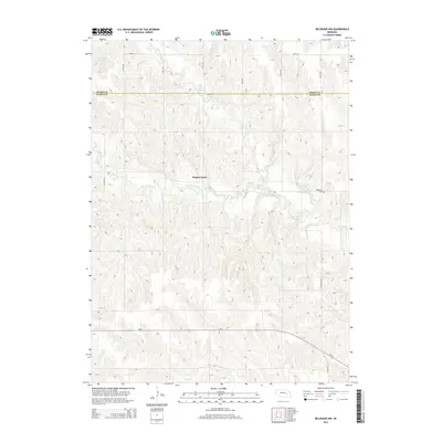 2014 Map of Belgrade NW, 2014 Print