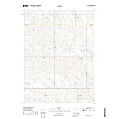 2017 Map of Belgrade NW, 2017 Print