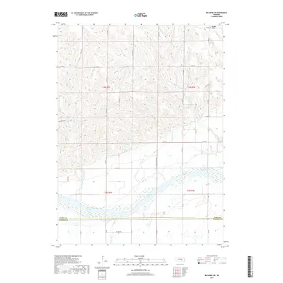2017 Map of Belgrade SW, 2017 Print