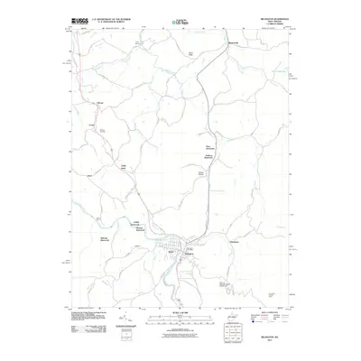 2011 Map of Belington, 2011 Print