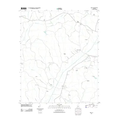 2011 Map of Belk, 2011 Print