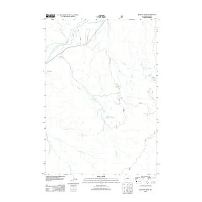 2012 Map of Belknap Creek, 2012 Print