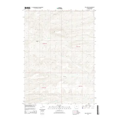 2015 Map of Bell Butte NE, 2015 Print