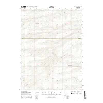 2015 Map of Bell Butte, 2015 Print
