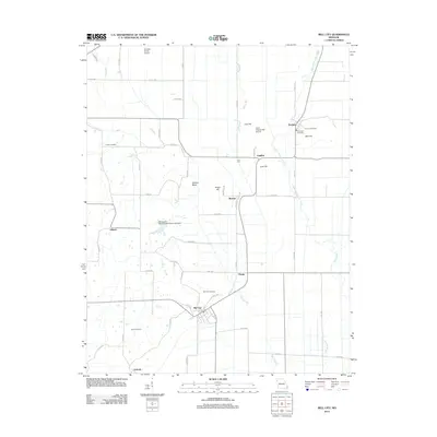2012 Map of Bell City, 2012 Print