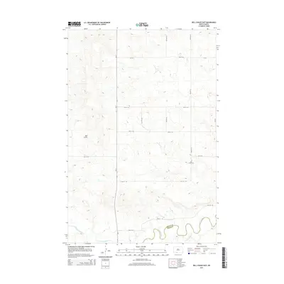 2014 Map of Bell Coulee East, 2014 Print