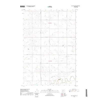 2018 Map of Bell Coulee East, 2018 Print