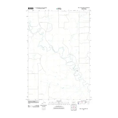 2011 Map of Bell Coulee West, 2011 Print