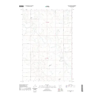 2020 Map of Bell Coulee West, 2020 Print