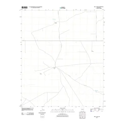 2010 Map of Bell Lake, 2010 Print
