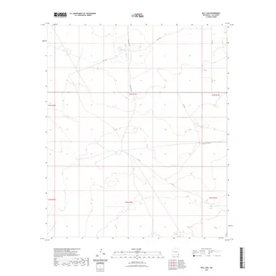 2023 Map of Bell Lake, 2023 Print