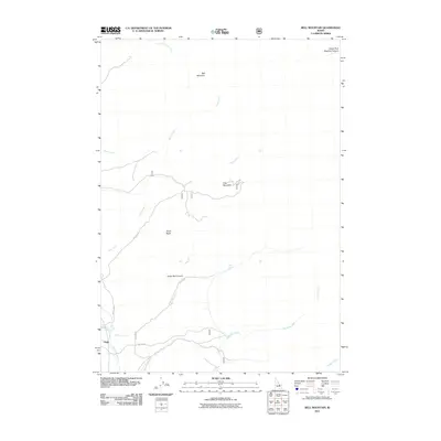 2011 Map of Bell Mountain, 2011 Print