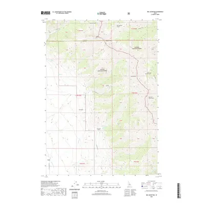 2020 Map of Bell Mountain, 2020 Print