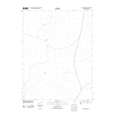 2011 Map of Bell Mountain, 2011 Print