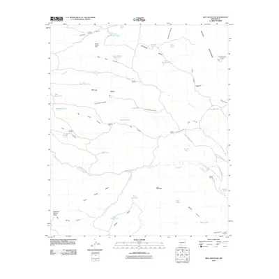 2010 Map of Bell Mountain, 2010 Print