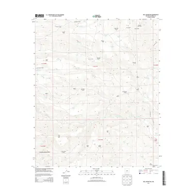 2013 Map of Bell Mountain, 2013 Print