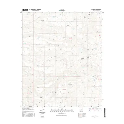 2017 Map of Bell Mountain, 2017 Print