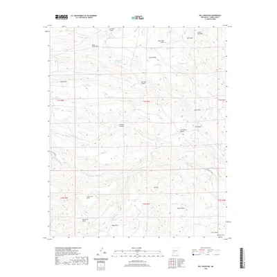 2020 Map of Bell Mountain, 2020 Print