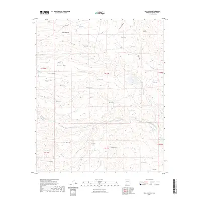 2023 Map of Bell Mountain, 2023 Print