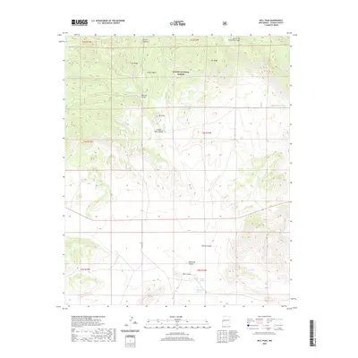 2020 Map of Bell Peak, 2020 Print