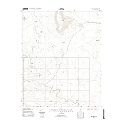 2013 Map of Bell Ranch, 2013 Print