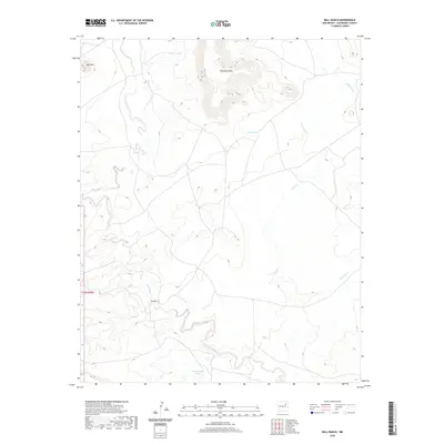2020 Map of Bell Ranch, 2020 Print