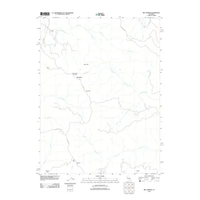 2012 Map of Bell Springs, 2012 Print
