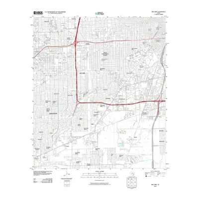 2010 Map of Bellaire, 2010 Print