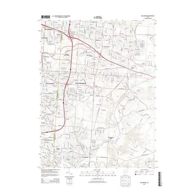 2013 Map of Bellbrook, 2013 Print